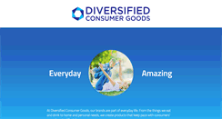 Desktop Screenshot of diversifiedcpg.com
